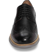 Men's Cole Haan Original Grand Shortwing Black Leather-Ironstone C26470 - Action Wear