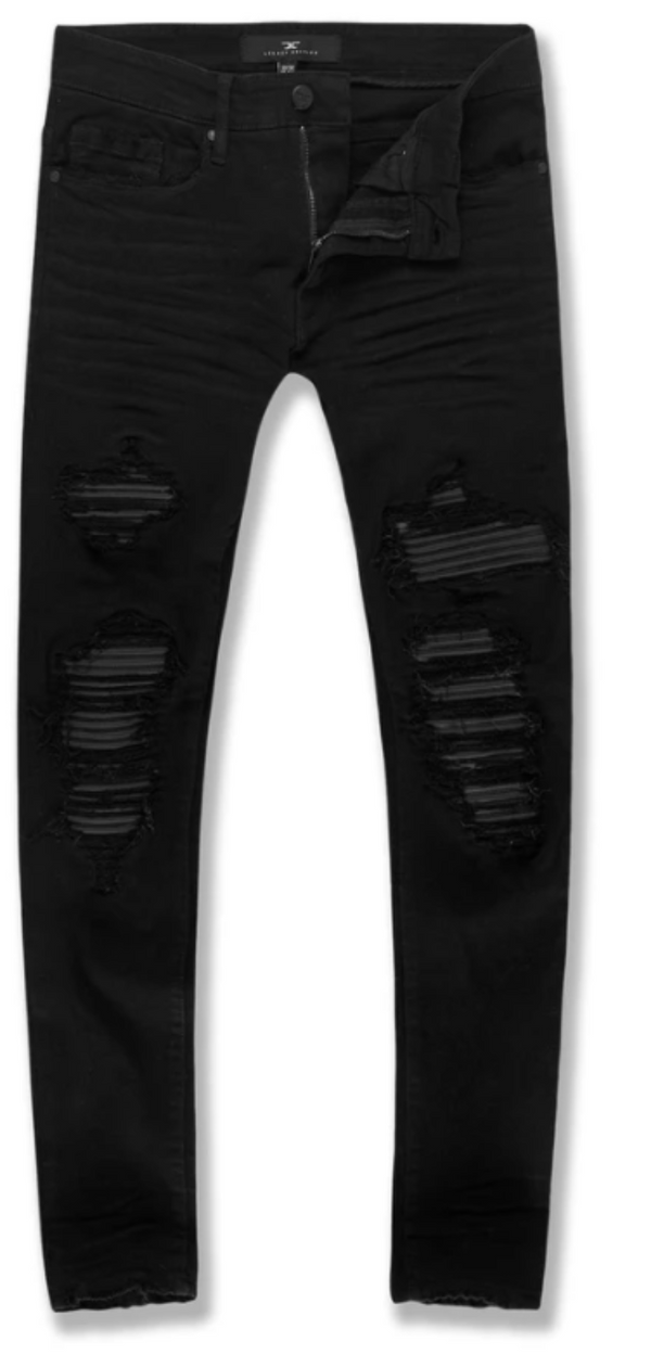 Jordan Craig Jeans For Men - SEAN REIGN DENIM (JET BLACK) JM3434 - Action Wear
