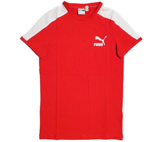 Puma T-Shirt Blue 599869 11 Red - Action Wear