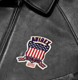Avirex Icon Varsity Leather Jacket - Black