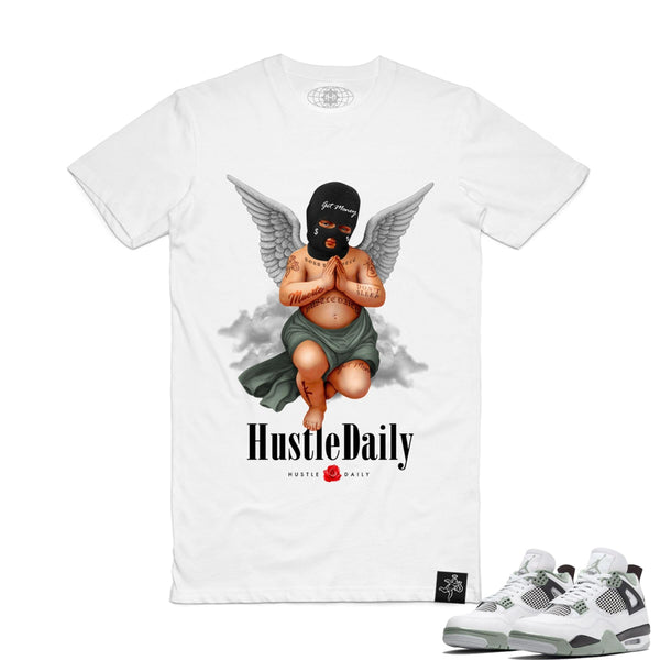 Hustle Daily Blessed T-Shirt - White