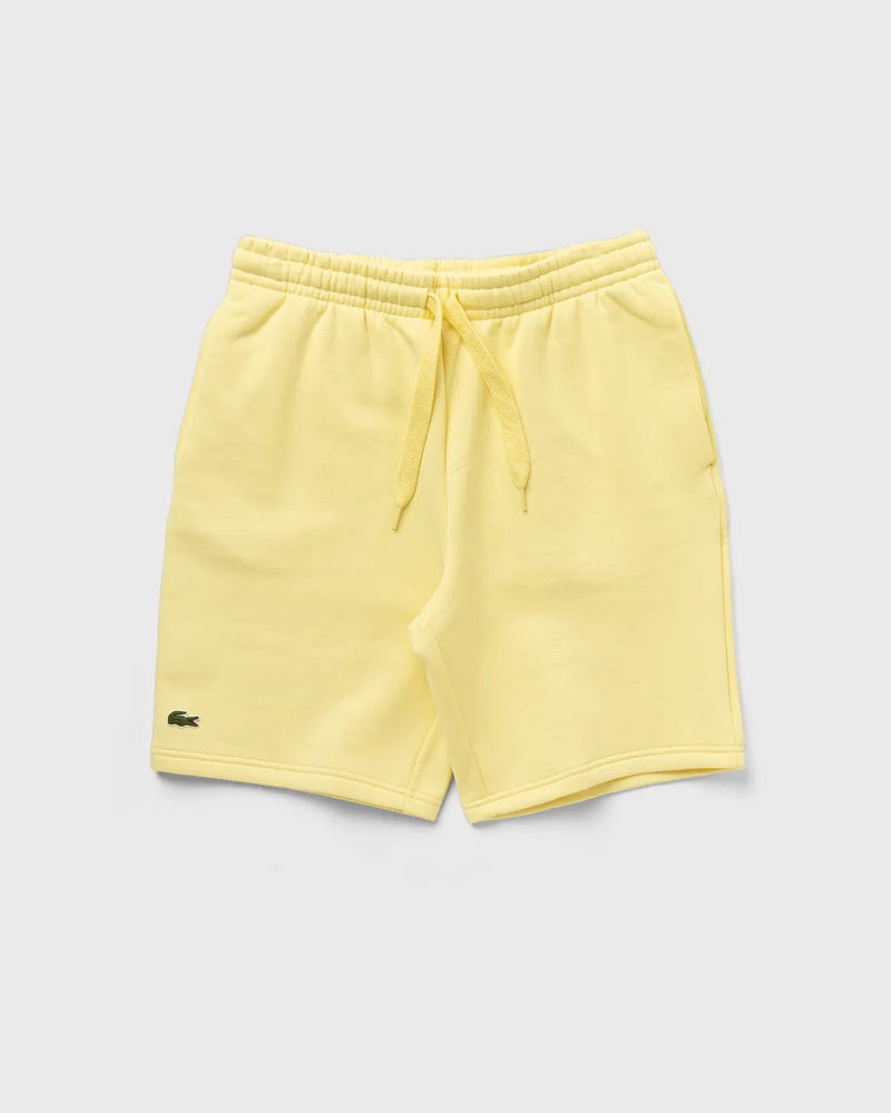 Men's Lacoste SPORT Tennis Fleece Shorts Yellow 6Xp