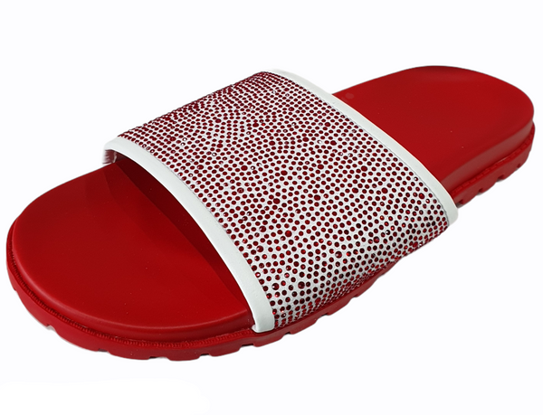 D N A Stones Slide Red and White - Action Wear