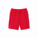 Men's Lacoste SPORT Tennis Fleece Shorts Red 240 - BLVD