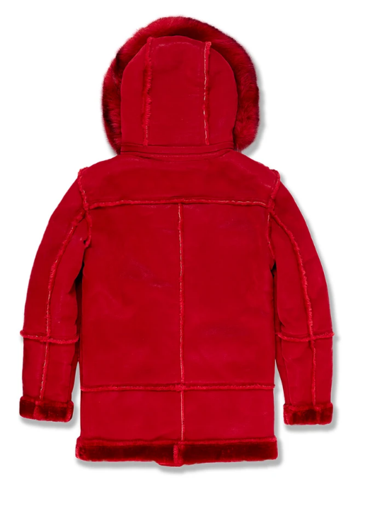 Men's Denali Shearling Jacket Red JC91540