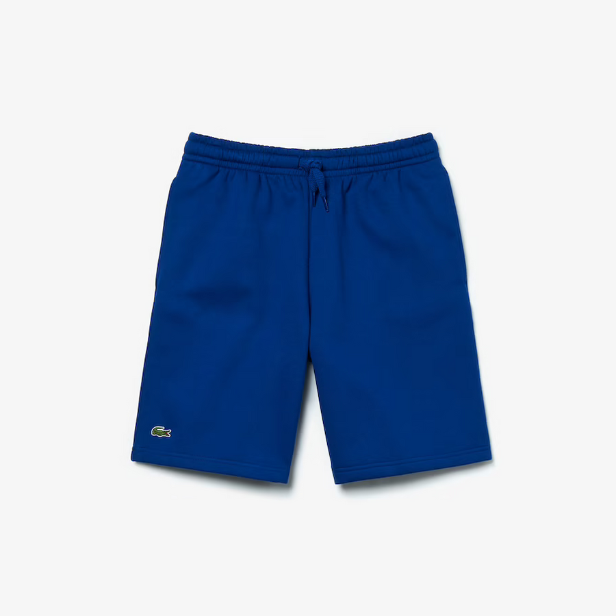 Men s Lacoste SPORT Tennis Fleece Shorts Royal Blue Bdm Action Wear