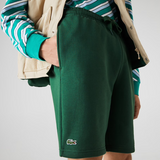 Men's Lacoste SPORT Tennis Fleece Shorts Green 132