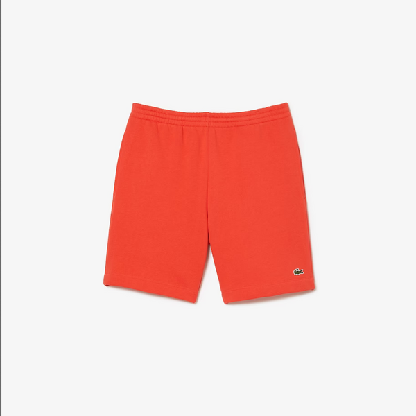 Lacoste Men's Organic Brushed Cotton Fleece Shorts - Watermelon 02K