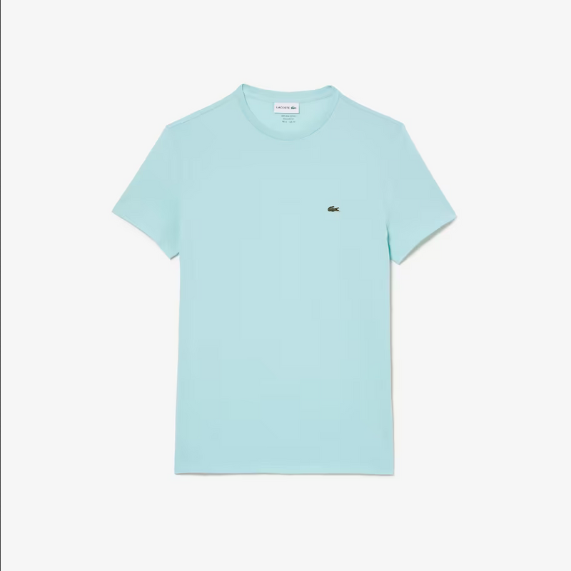 Men’s Lacoste Crewneck Pima Cotton Jersey T-shirt - Mint LGF