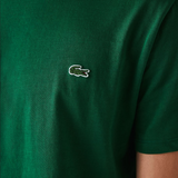Men’s Lacoste Crewneck Pima Cotton Jersey T-shirt - Green 132