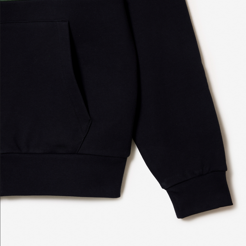 Lacoste Men's Colorblock Zip-Up Hoodie & Sweatpants Set - Navy Blue Green MI7