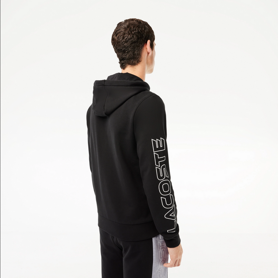 Lacoste Men s Colorblock Zip Up Hoodie Sweatpants Set Black Grey S Action Wear