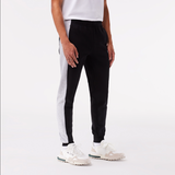 Lacoste Men's Colorblock Zip-Up Hoodie & Sweatpants Set - Black Grey SNP