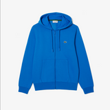 Lacoste Men’s Kangaroo Pocket Zip Up Hoodie & Tapered Fit Trackpants Set - Blue SIY