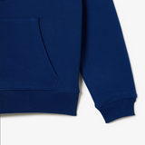 Lacoste Unisex Loose Fit Hooded Organic Cotton Sweatshirt - Navy F9F