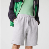 Men's Lacoste SPORT Tennis Fleece Shorts Grey Chine Cca - BLVD