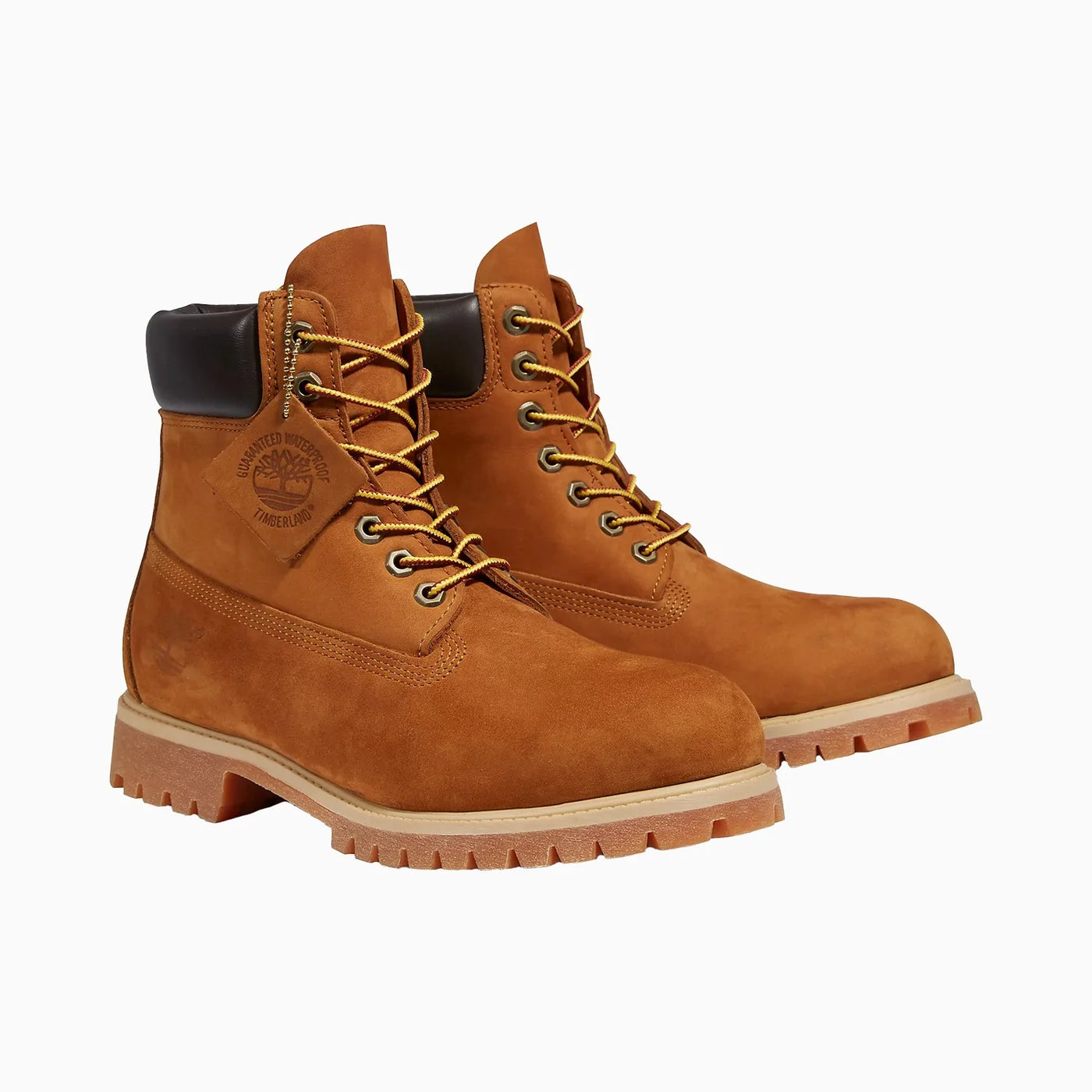 Timberland Premium 6-Inch Waterproof Work Boots Mens US 7M Tan Genuine Leather TIMBERLAND Men main image 2