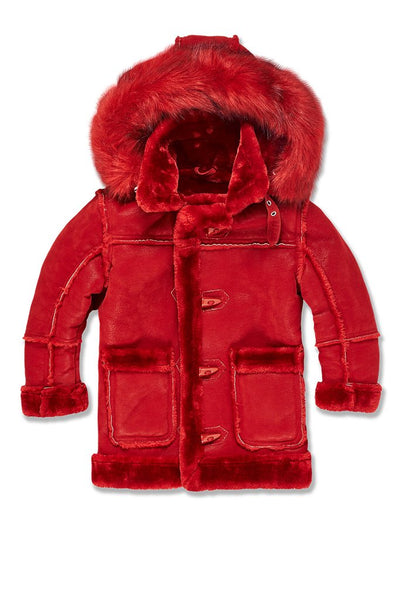 コート Jil Sander FW23 Red shearling coat (J02AA0122J07122 627) Jil Sander Red Sculpted Wool-Blend Jacket | Liberty