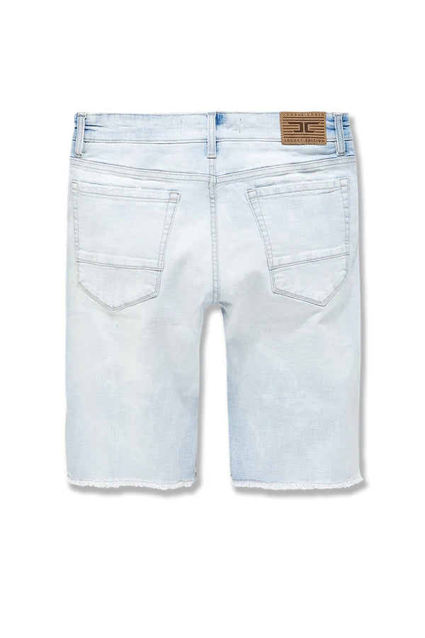 Jordan Craig Siena Denim Shorts - Iced White J3191S
