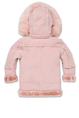 Kids Denali Shearling Jacket - Pink - JC91540K