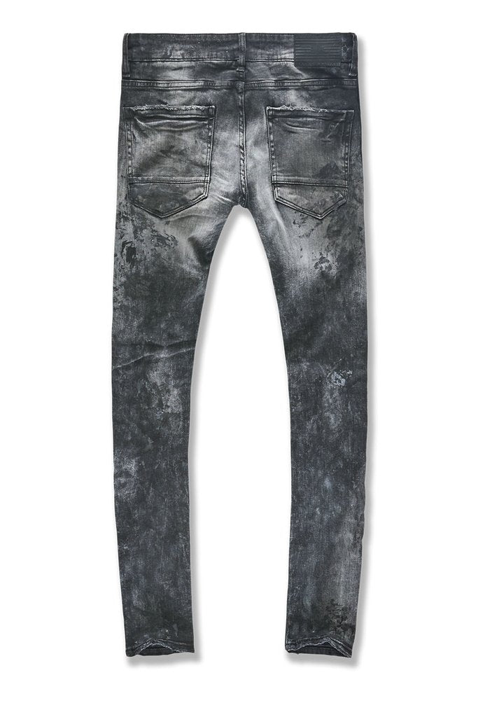 Jordan Craig Triple Black Denim Jeans JM3439 - Action Wear