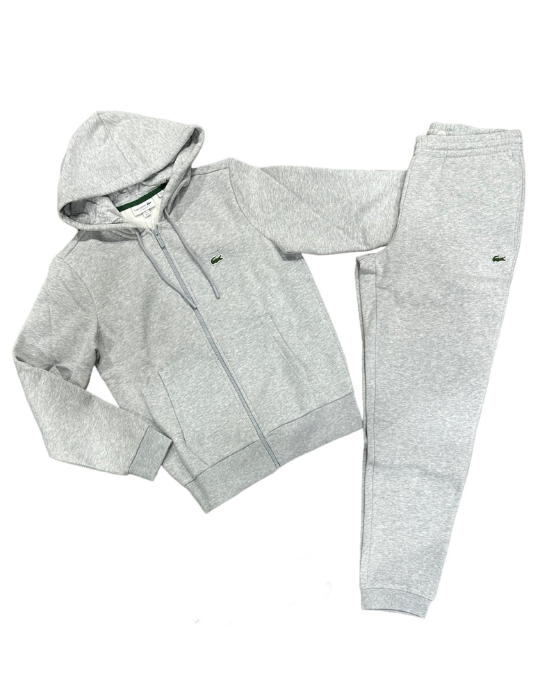 LACOSTE KANGAROO POCKET COLOR-BLOCKED Sweat Suit (Grey) SH9626-51
