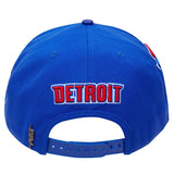 Pro Standard - Detroit Pistons Mashup Snapback Hat - Royal Blue Red
