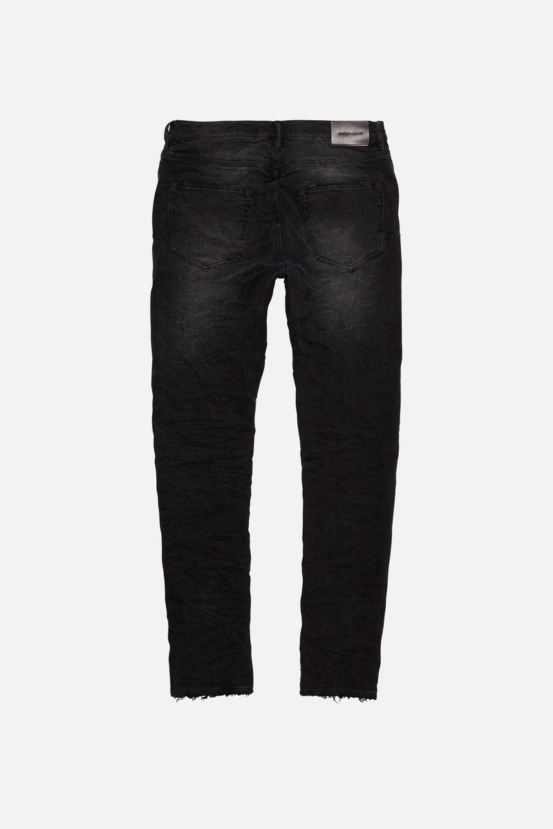 Purple Brand Jeans P001 Low Rise Skinny Black Wash Jacquard Monogram P –  Action Wear